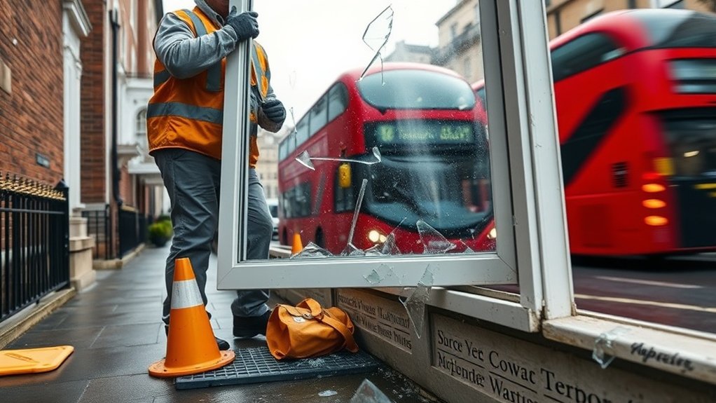 Broken Glass Replacement Nine Elms