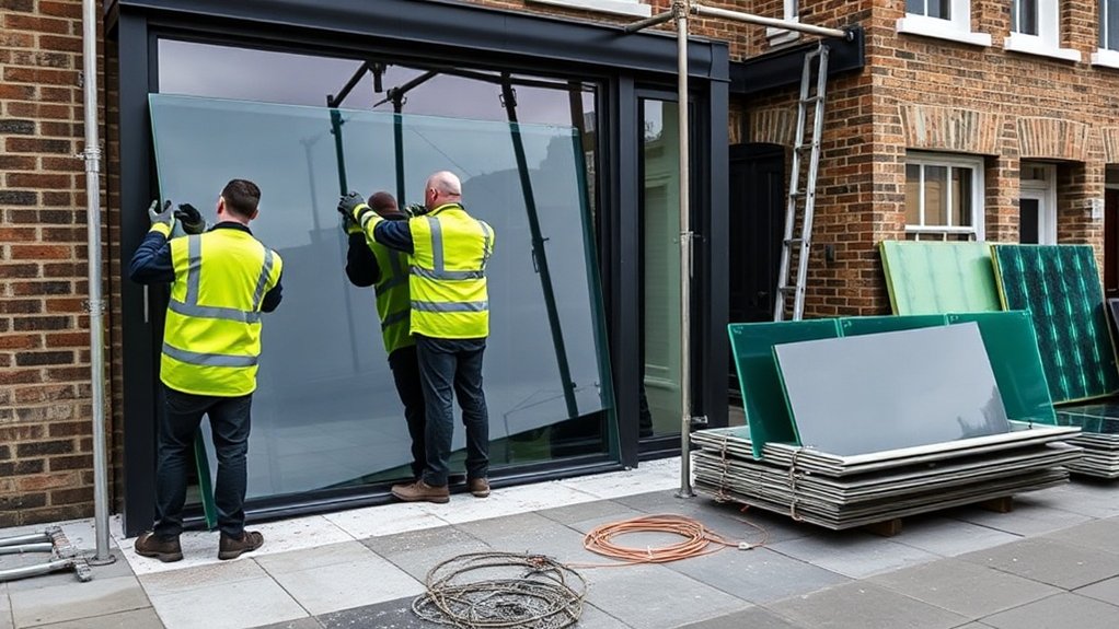 Low-E Glass Installation Nine Elms