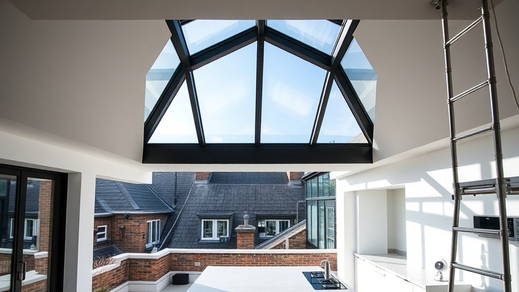 Roof Lantern Installation Nine Elms