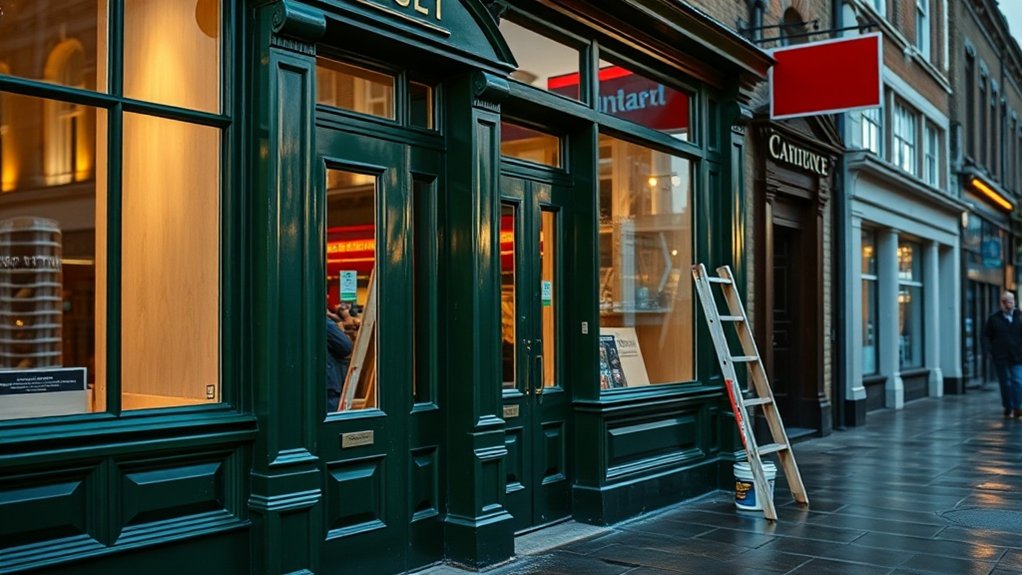 Shop Front Repair Nine Elms
